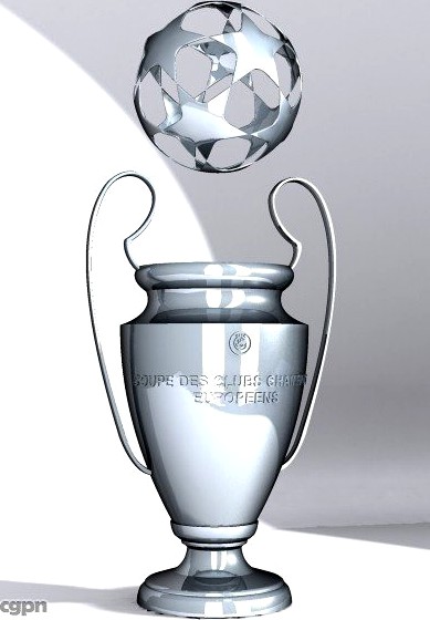 Champions League Cup3d model