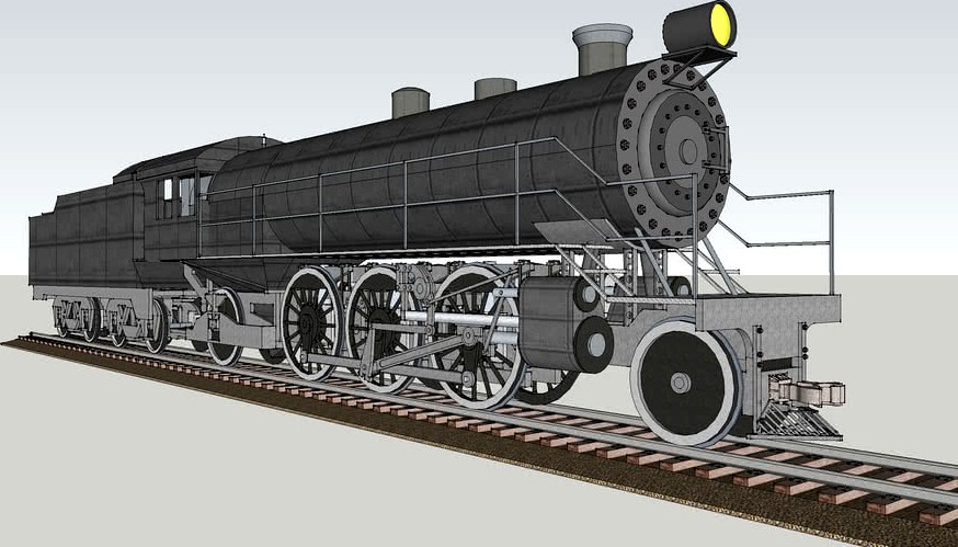 2-6-2 Prairie Type Locomotive