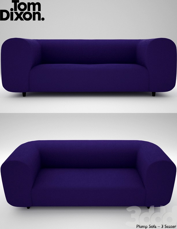 Tom Dixon / Plump Sofa 3Seater