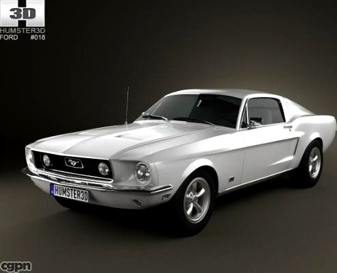 Ford Mustang GT 19673d model