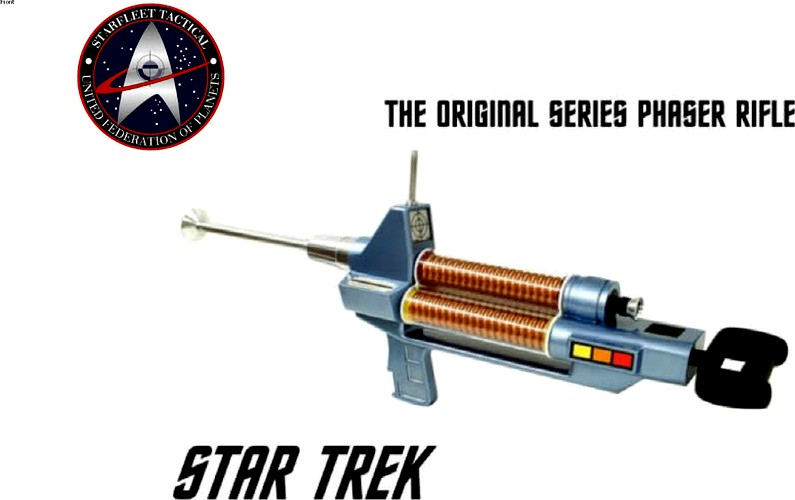 Star Trek Weapons - Original Series - Type 3 Phaser Rifle (2266)