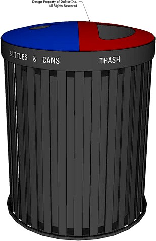 436 Series Recycling Receptacle