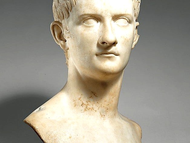 Marble portrait bust of the emperor Gaius, known as Caligula by met