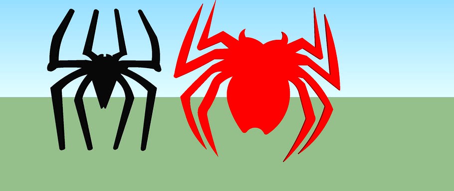 Spider-Man 2002 Front Spider And Back Spider