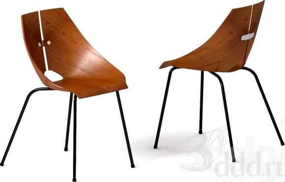 Ray komai - plywood chair