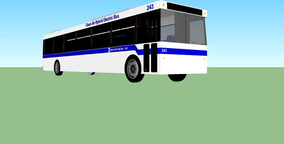 2010 Orion V 'Next Generation' Hybrid Bus-Suburban Model (never built)