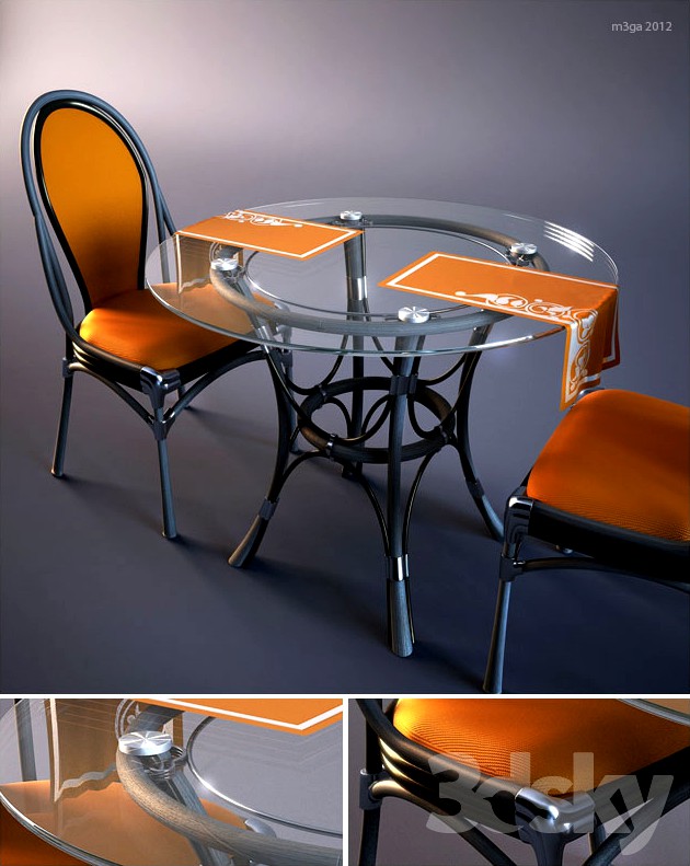 Table and chairs