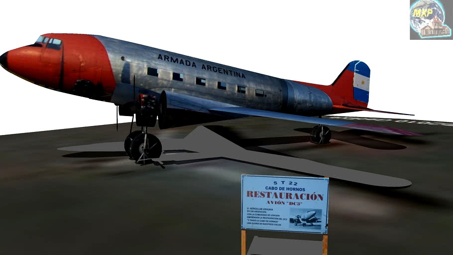 Avión DC3 Cabo de Hornos
