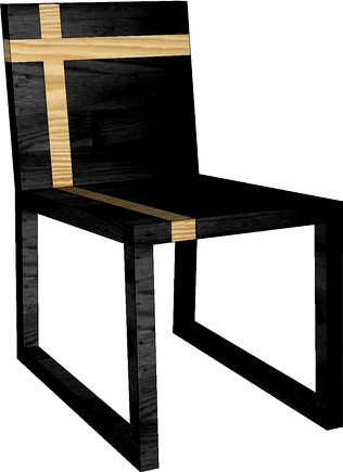 Stripe dinning chair