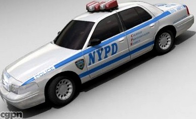 NYPD Car3d model