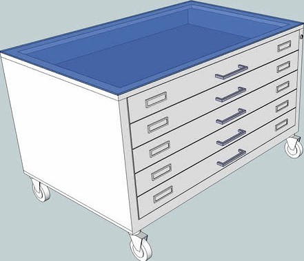 EMMESYSTEM A1 MUSEUM PLAN CHEST