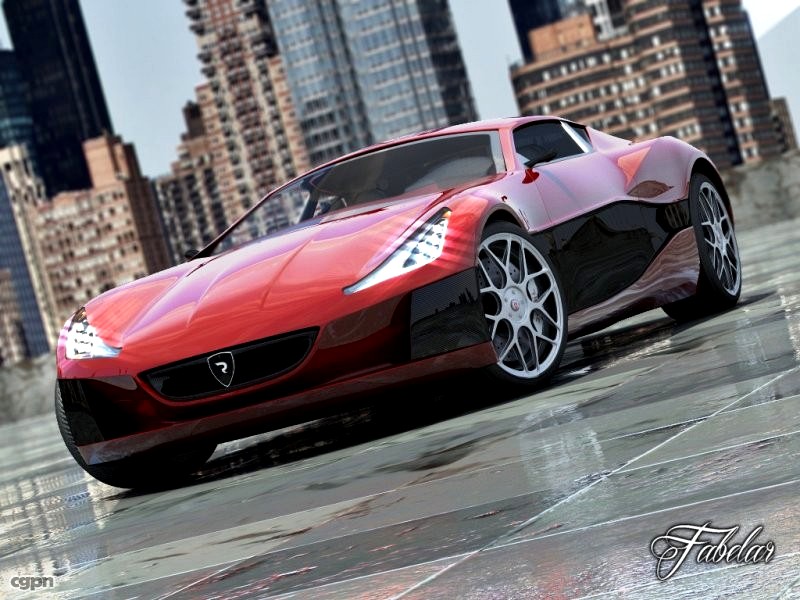 Rimac Concept One 2.03d model