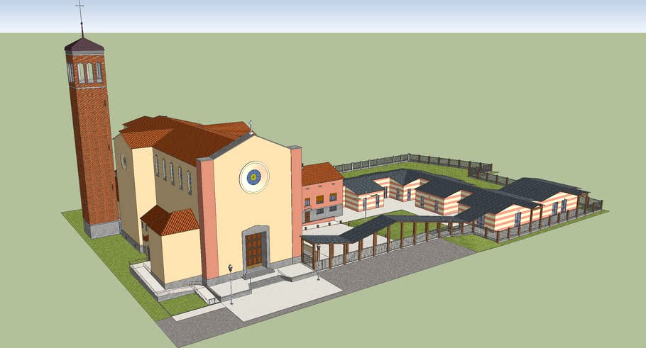 Chiesa 'Cuore Immacolato di Maria' con il Laboratorio di Comunità della Parrocchia di San Lazzaro