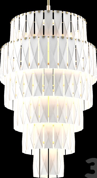 Meissen Couture Chandelier Cascade de luxe