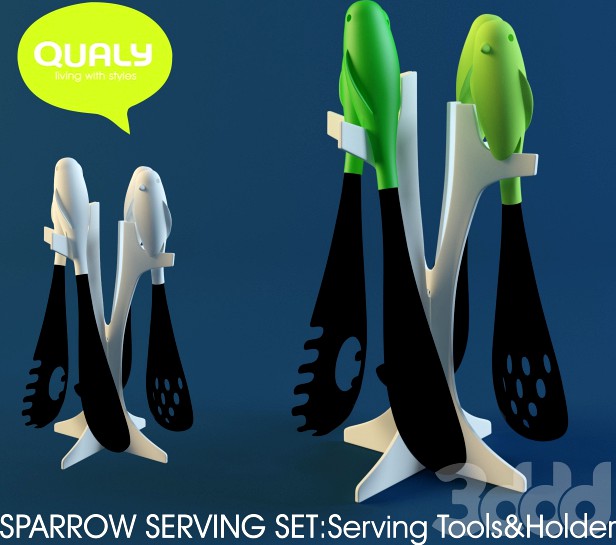 Qualy / Sparrow serving set