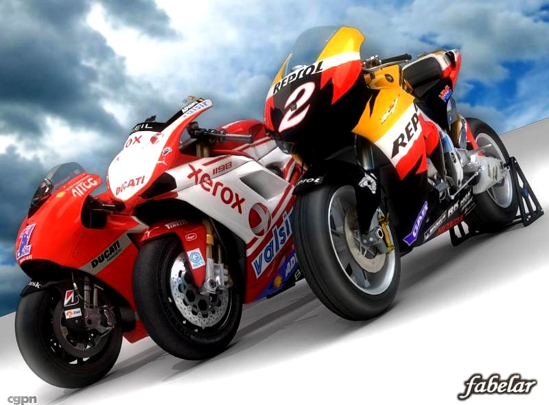 Superbike pack 33d model