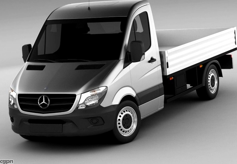 Mercedes Sprinter 2013 pickup3d model