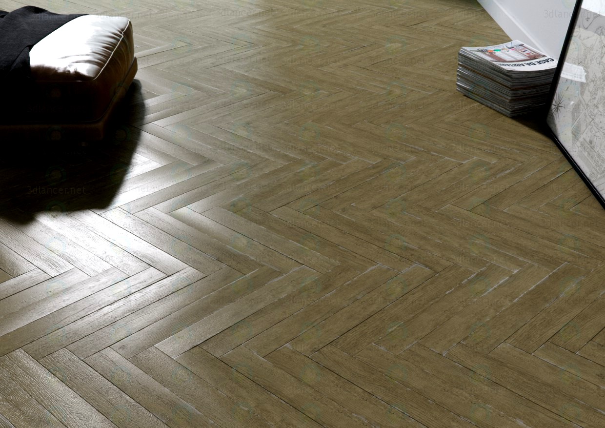 3D Model Old parquet