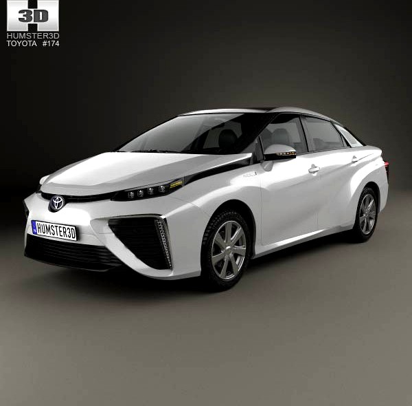 3D model of Toyota FCV 2015