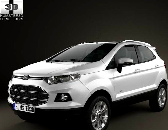 3D model of Ford Ecosport Titanium 2013