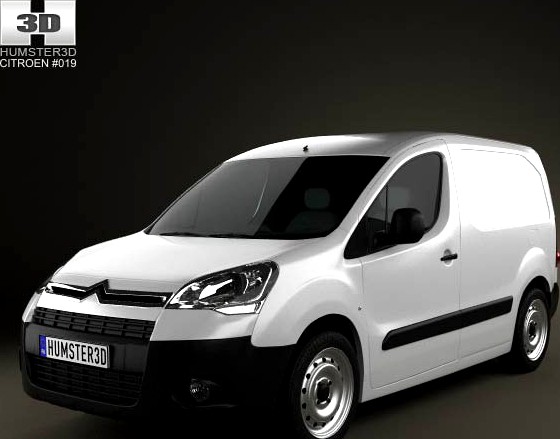 3D model of Citroen Berlingo Panel Van L1 2011