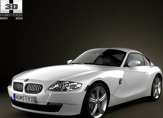 3D model of BMW Z4 (E85) coupe 2002
