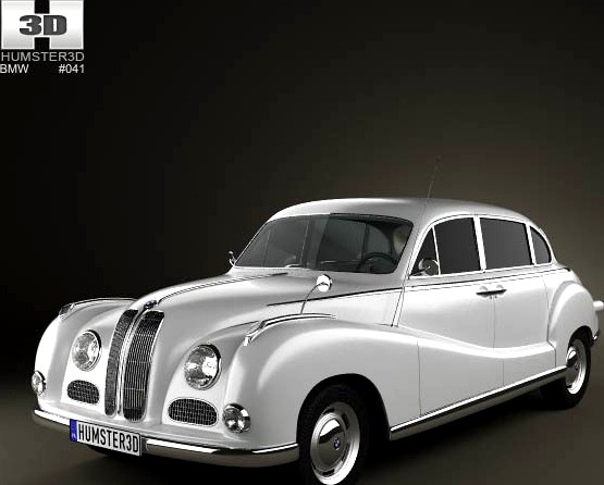 3D model of BMW 501 Saloon 1952