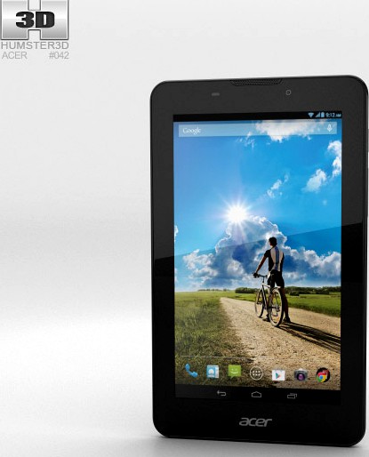 3D model of Acer Iconia Tab 7 (A1-713)