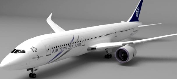 Boeing 787 (Air New Zealand)3d model