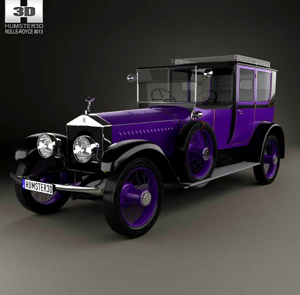 3D model of Rolls-Royce Silver Ghost Nicholas II 1914