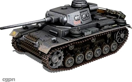 SD.KFZ 141 PzKpfw 3 - Panzer 3 Ausf.J3d model