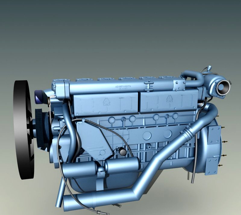 EGR engine3d model