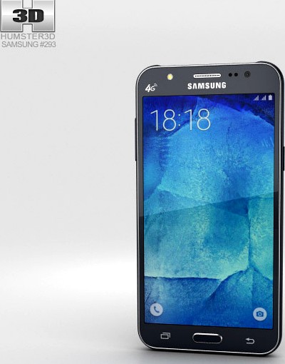 3D model of Samsung Galaxy J5 Black