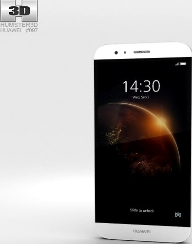 3D model of Huawei G8 White