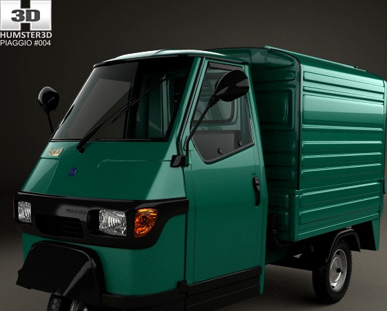 3D model of Piaggio Ape 50 1996