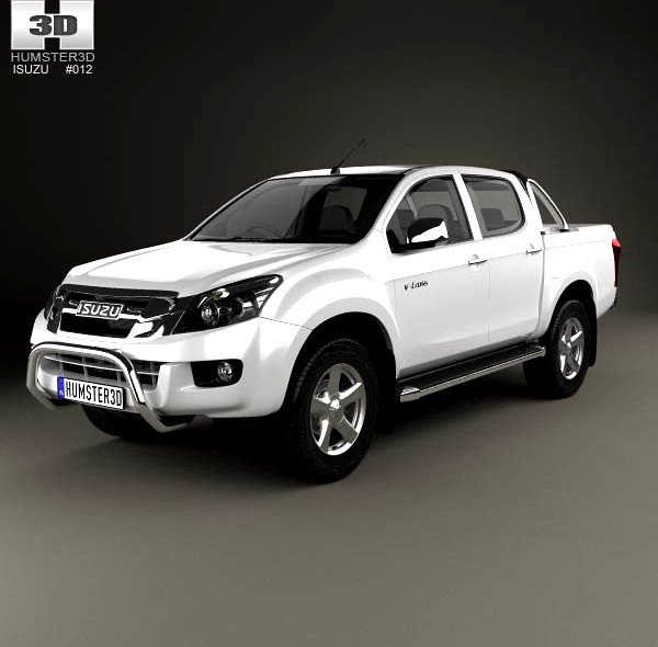 3D model of Isuzu D-Max Double Cab 2012