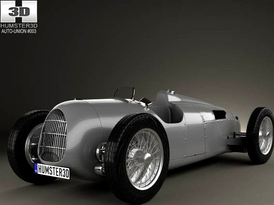 3D model of Auto Union Typ C 1936