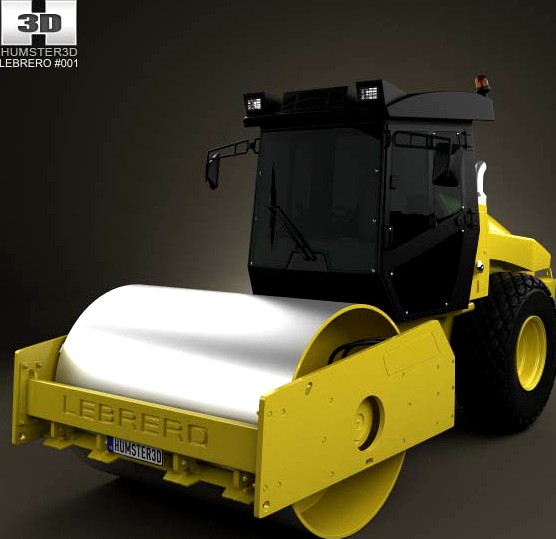 3D model of Lebrero X3 Drum Roller 2012