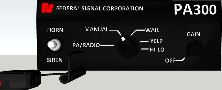 Federal Signal PA- 300 siren