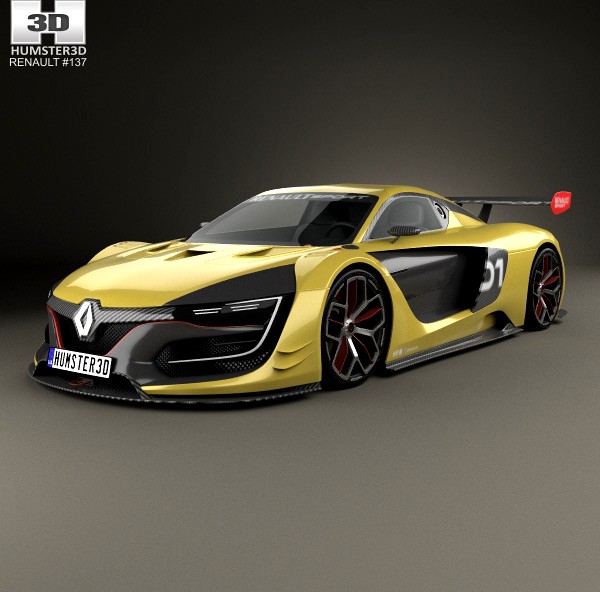 3D model of Renault Sport R.S. 01 2015