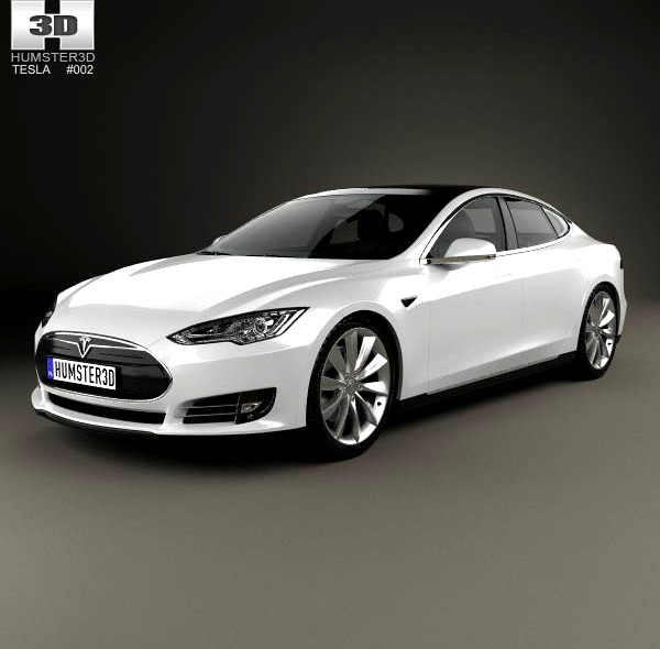 3D model of Tesla Model S 2012