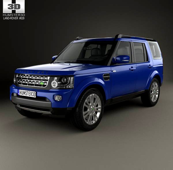 3D model of Land Rover Discovery 2014