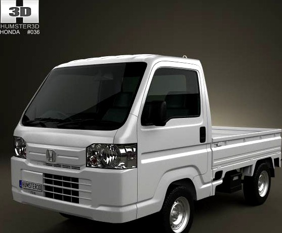 3D model of Honda Acty (Vamos) Truck 2012