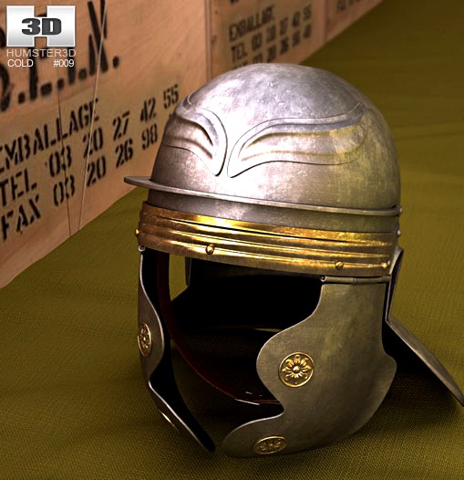 3D model of Roman Legionnaire Helmet