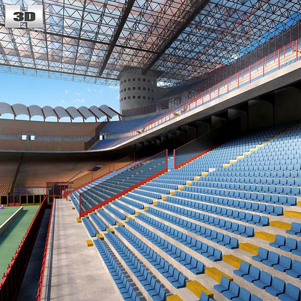 3D model of Stadio Giuseppe Meazza (San Siro)