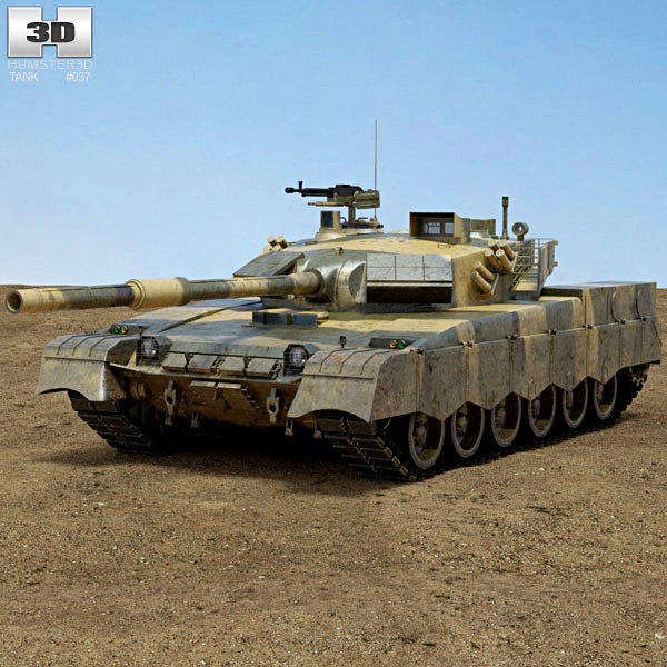 3D model of Al-Khalid MBT-2000