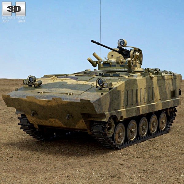 3D model of AMX-10P