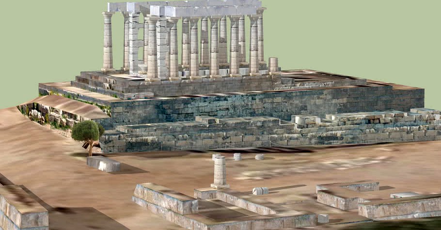 Ναός Πωσειδώνος, Σούνιο - Cape Sounion, Temple of Poseidon