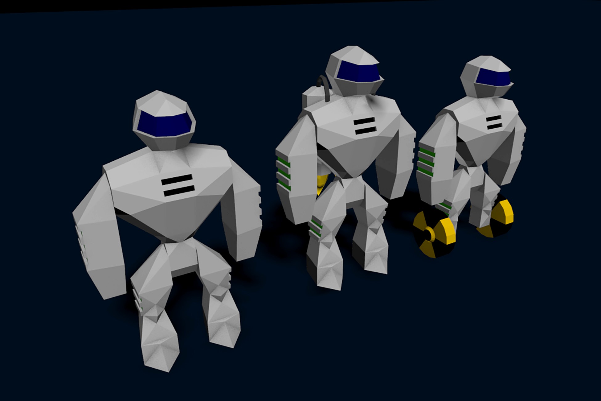 Robot JR-1 (animated) + mod1 &amp; mod2