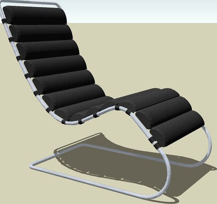 Mies van der Rohe Chaise Lounge Chair